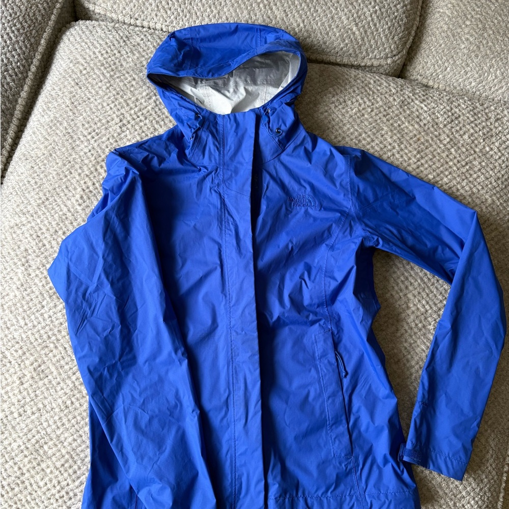 The North Face Women's Blue and White Jacket